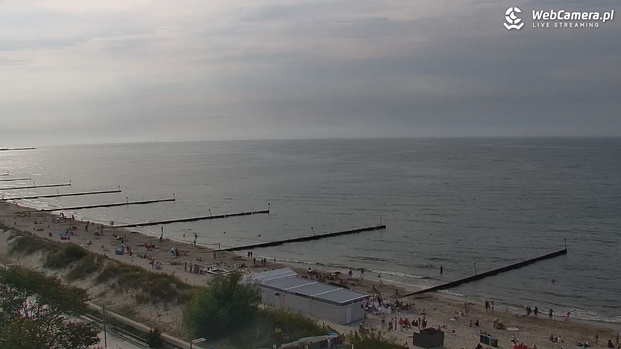 KOŁOBRZEG - widok na plażę - 31 lipiec 2026, 17:37