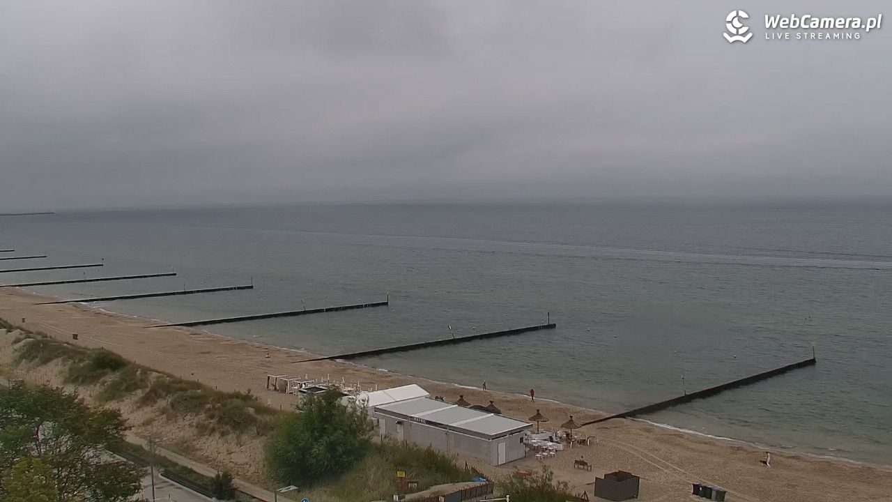 KOŁOBRZEG - widok na plażę - 01 sierpień 2026, 09:20