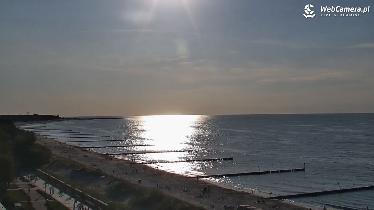 KOŁOBRZEG - widok na plażę - 02 sierpień 2026, 18:46
