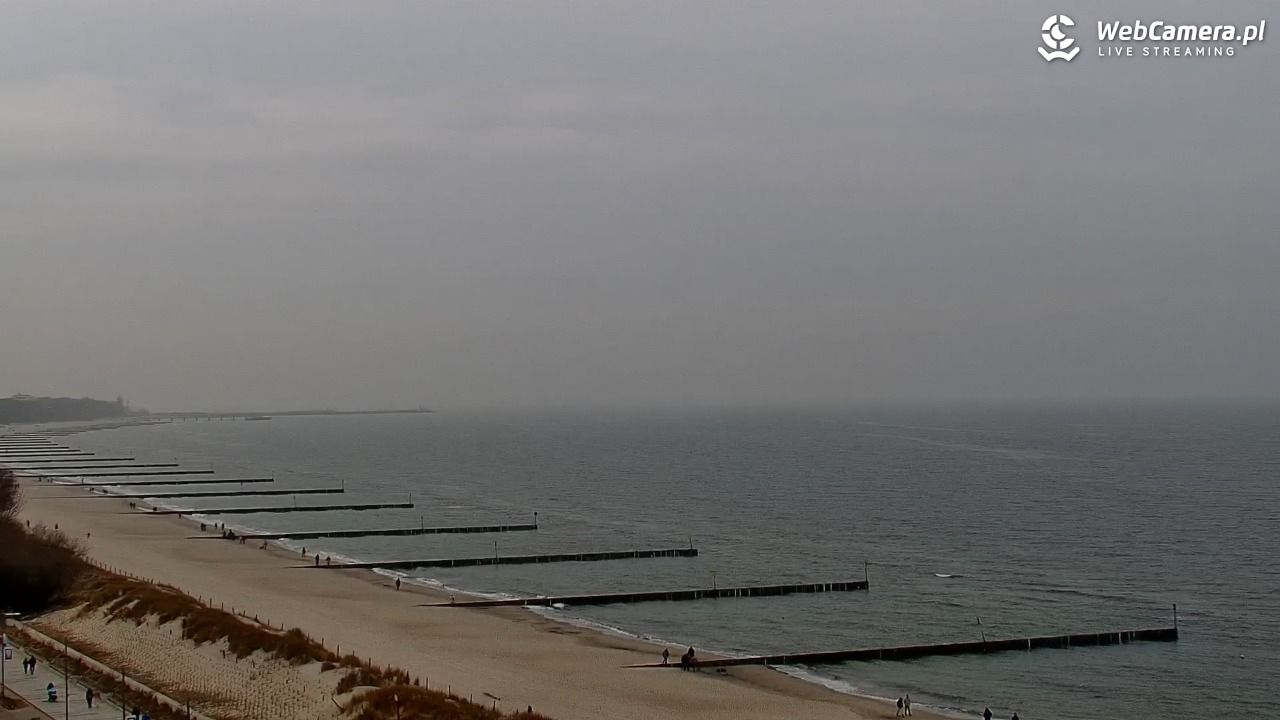 KOŁOBRZEG - widok na plażę - 15 marzec 2026, 15:07