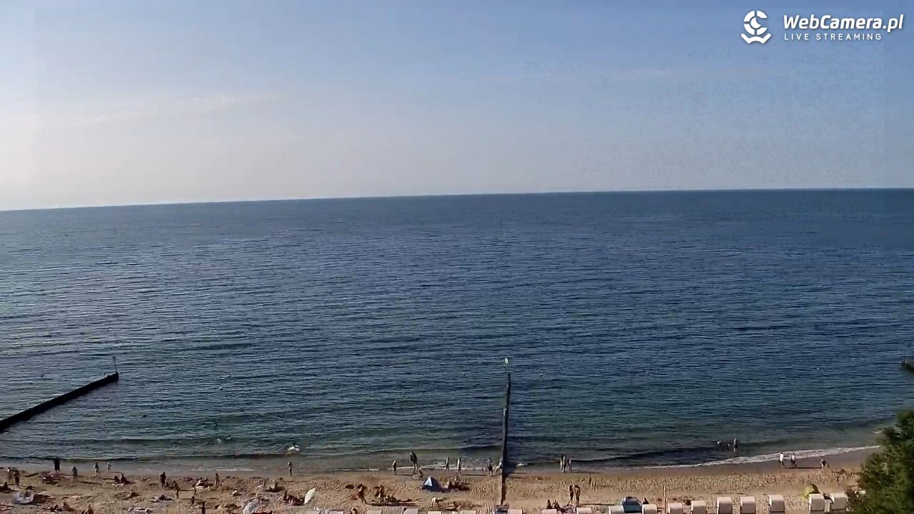 KOŁOBRZEG - widok na plażę - 02 sierpień 2026, 17:42