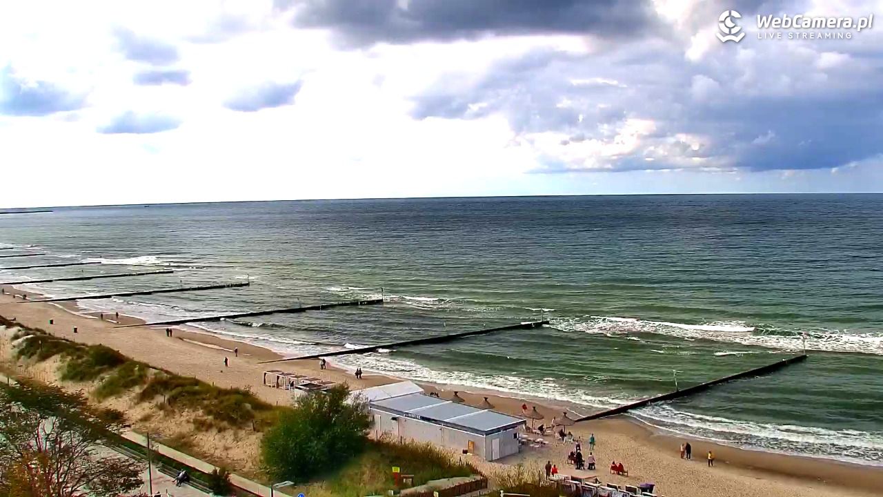 KOŁOBRZEG - widok na plażę - 17 wresień 2026, 15:27