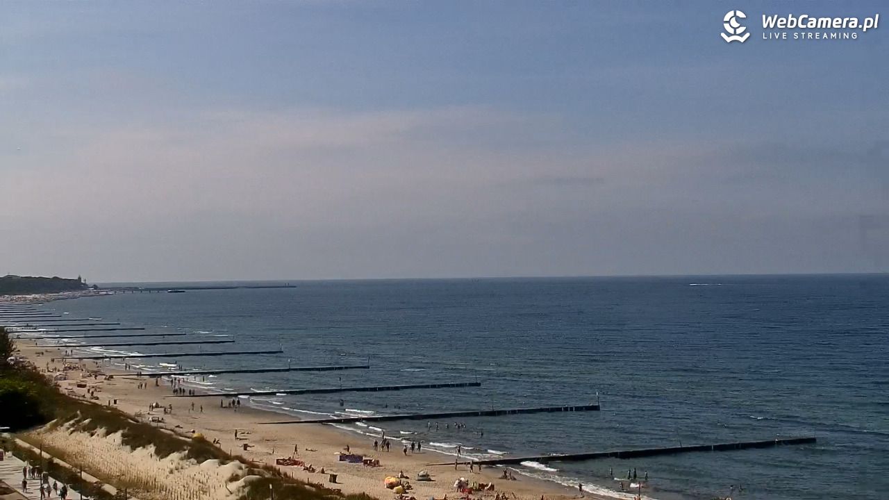 KOŁOBRZEG - widok na plażę - 31 lipiec 2026, 14:20