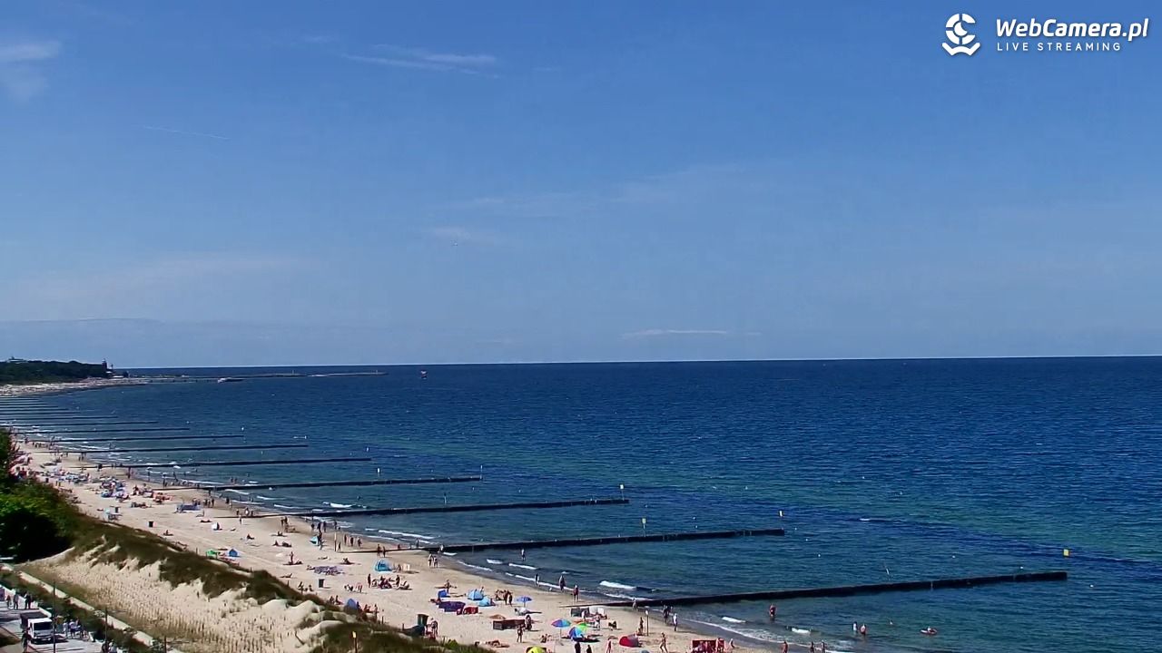 KOŁOBRZEG - widok na plażę - 02 sierpień 2026, 12:43