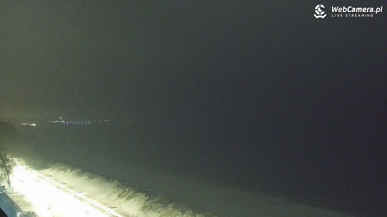 KOŁOBRZEG - widok na plażę - 14 marzec 2026, 19:46