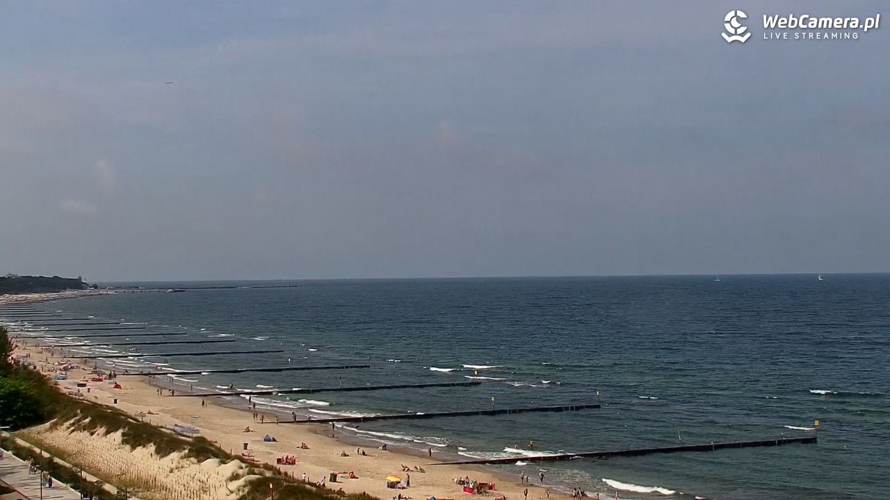 KOŁOBRZEG - widok na plażę - 31 lipiec 2026, 12:31