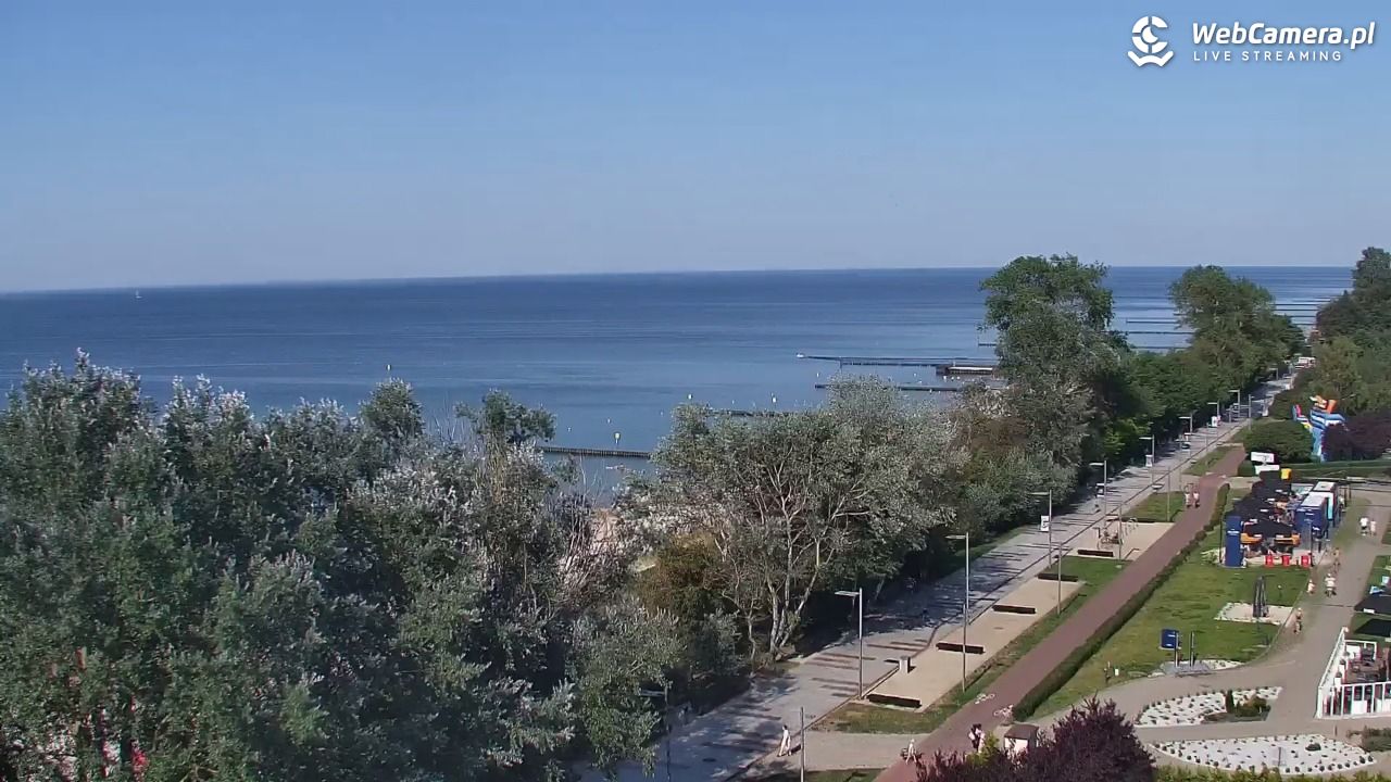 KOŁOBRZEG - widok na plażę - 30 lipiec 2026, 16:32