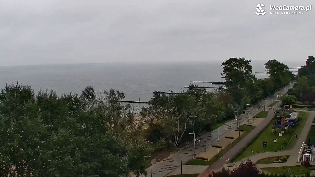 KOŁOBRZEG - widok na plażę - 29 sierpień 2025, 17:45