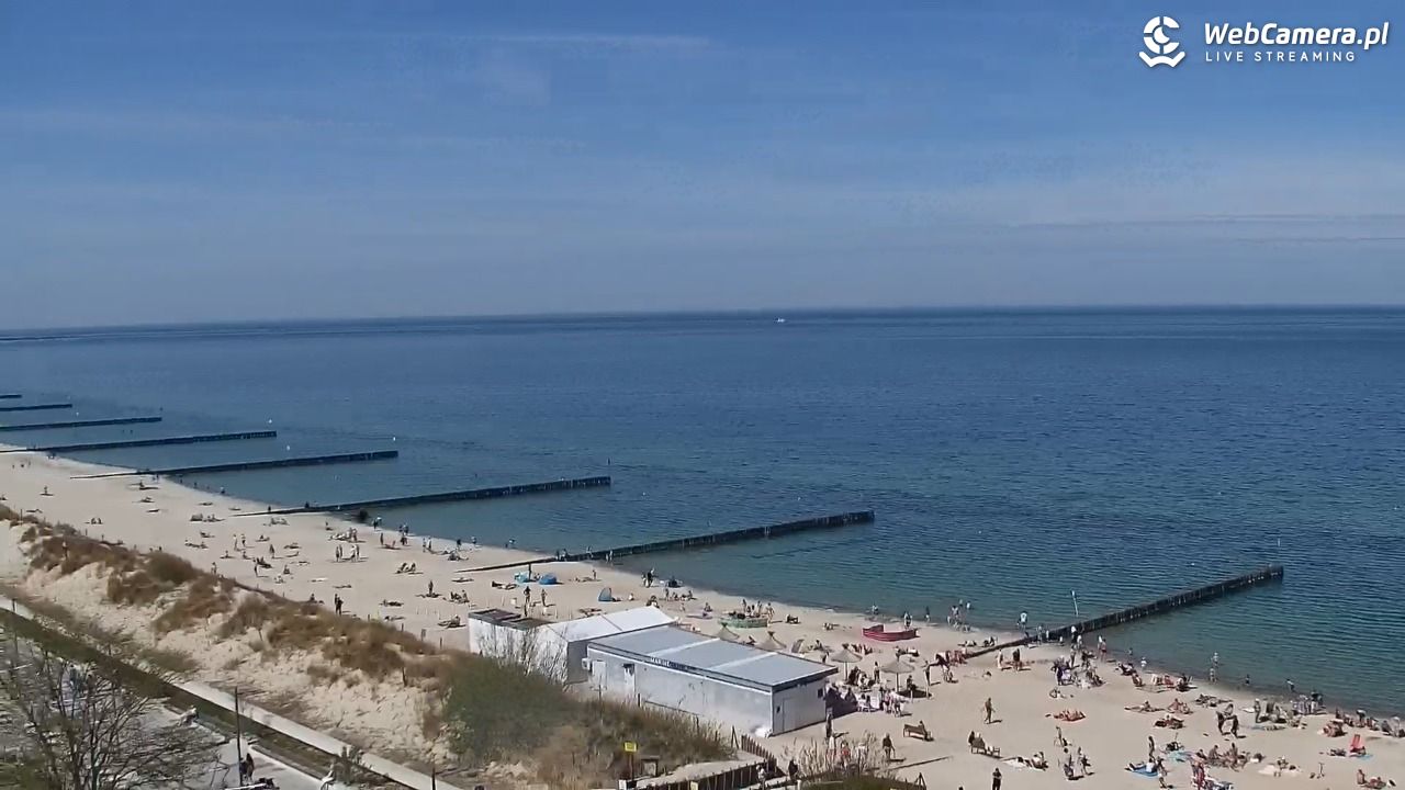 KOŁOBRZEG - widok na plażę - 03 maj 2026, 12:19
