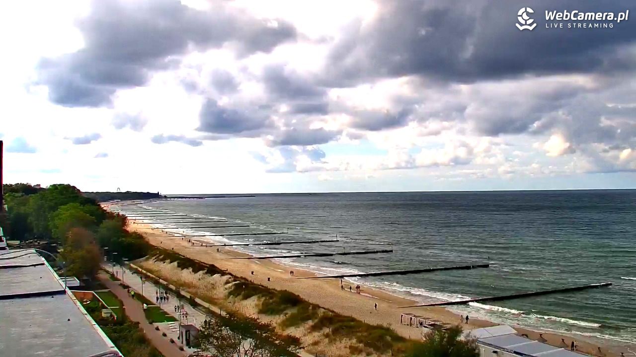 KOŁOBRZEG - widok na plażę - 17 wresień 2026, 15:26