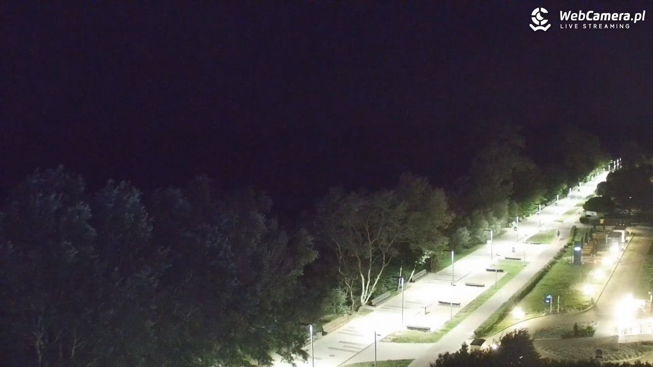 KOŁOBRZEG - widok na plażę - 30 lipiec 2026, 23:05