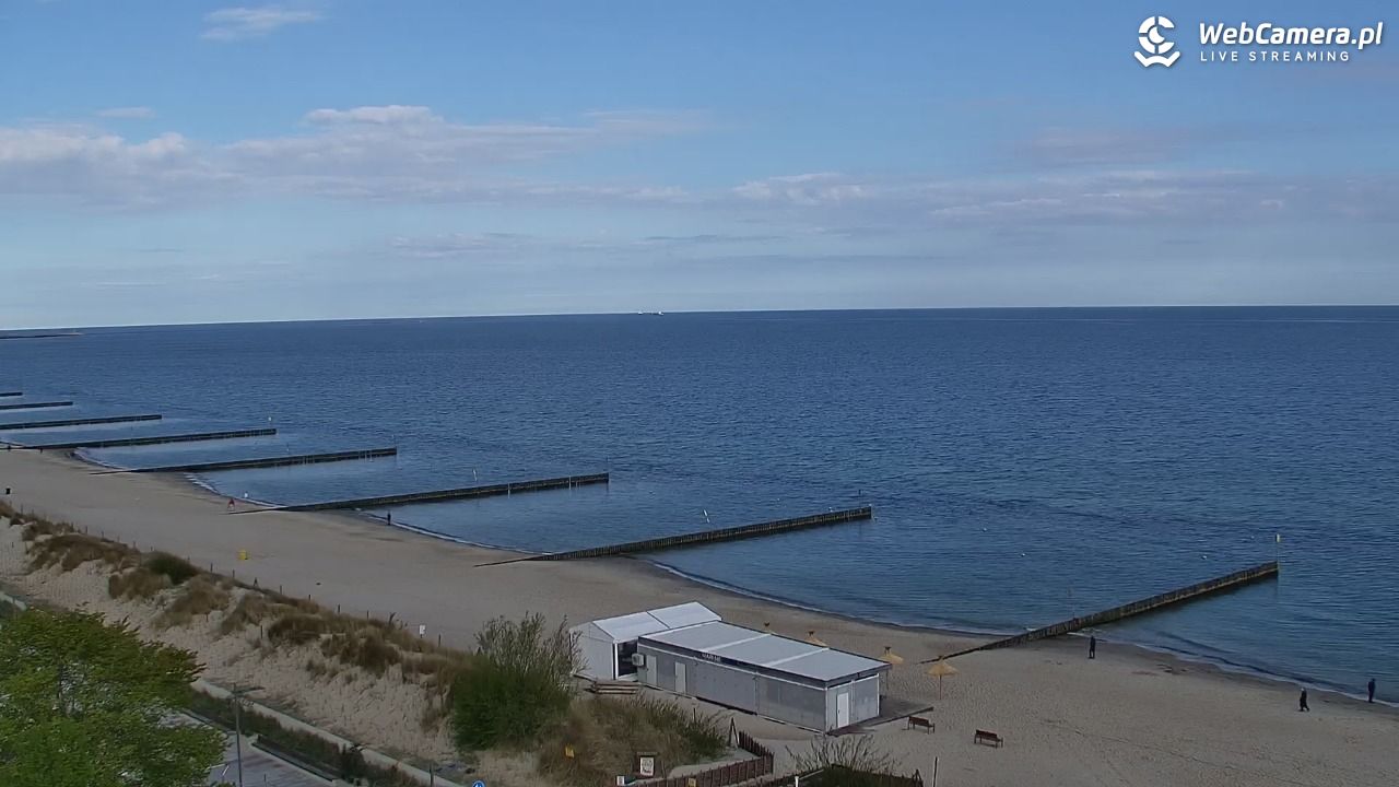 KOŁOBRZEG - widok na plażę - 13 maj 2025, 08:03