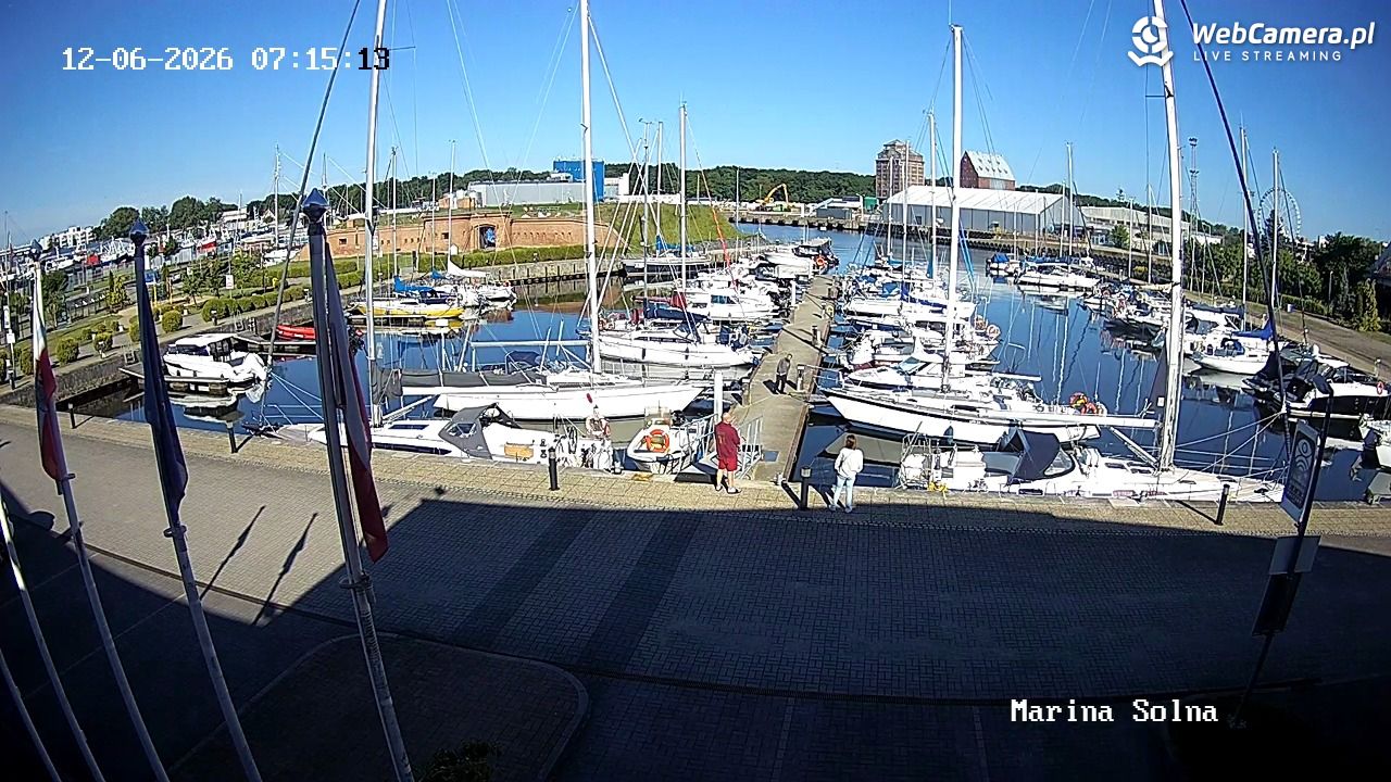 Kołobrzeg - Marina LIVE - 12 czerwiec 2026, 08:21