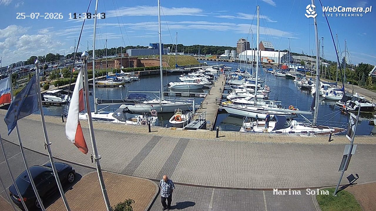 Kołobrzeg - Marina LIVE - 25 lipiec 2026, 12:46