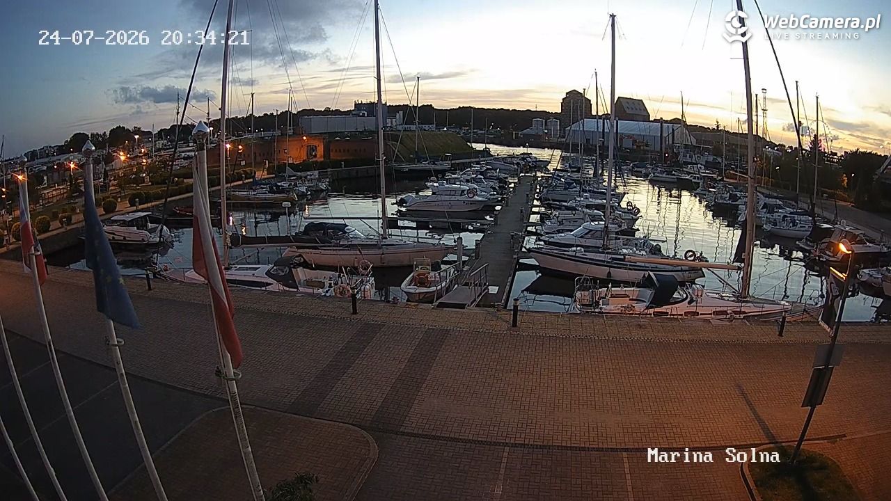 Kołobrzeg - Marina LIVE - 24 lipiec 2026, 21:42