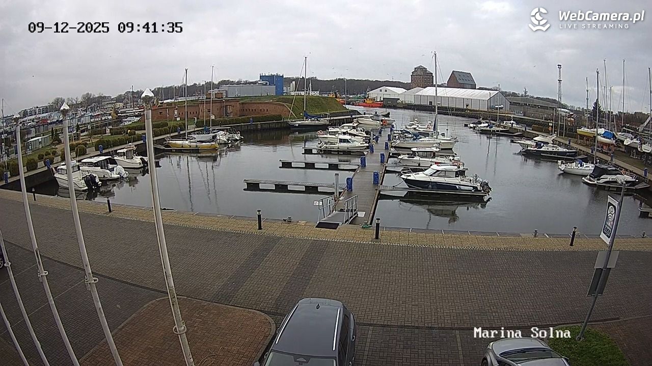 Kołobrzeg - Marina LIVE - 09 grudzień 2025, 09:43