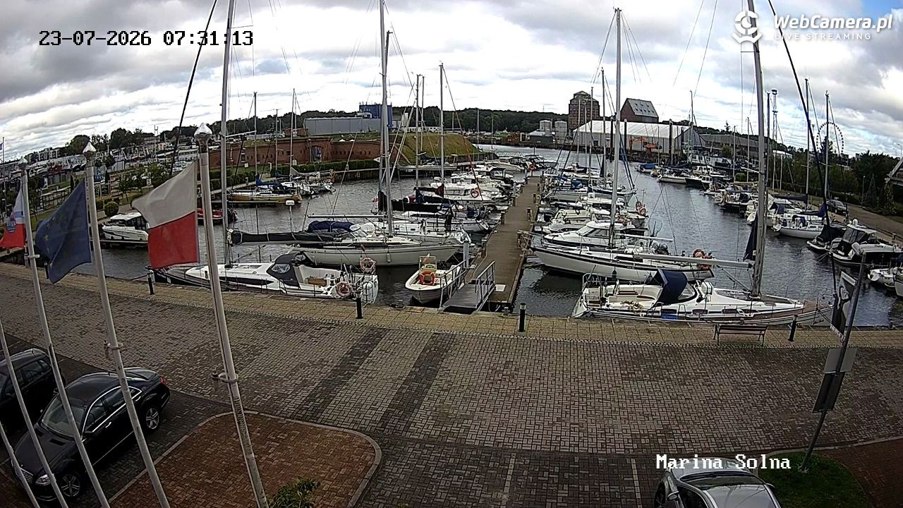 Kołobrzeg - Marina LIVE - 23 lipiec 2026, 08:38