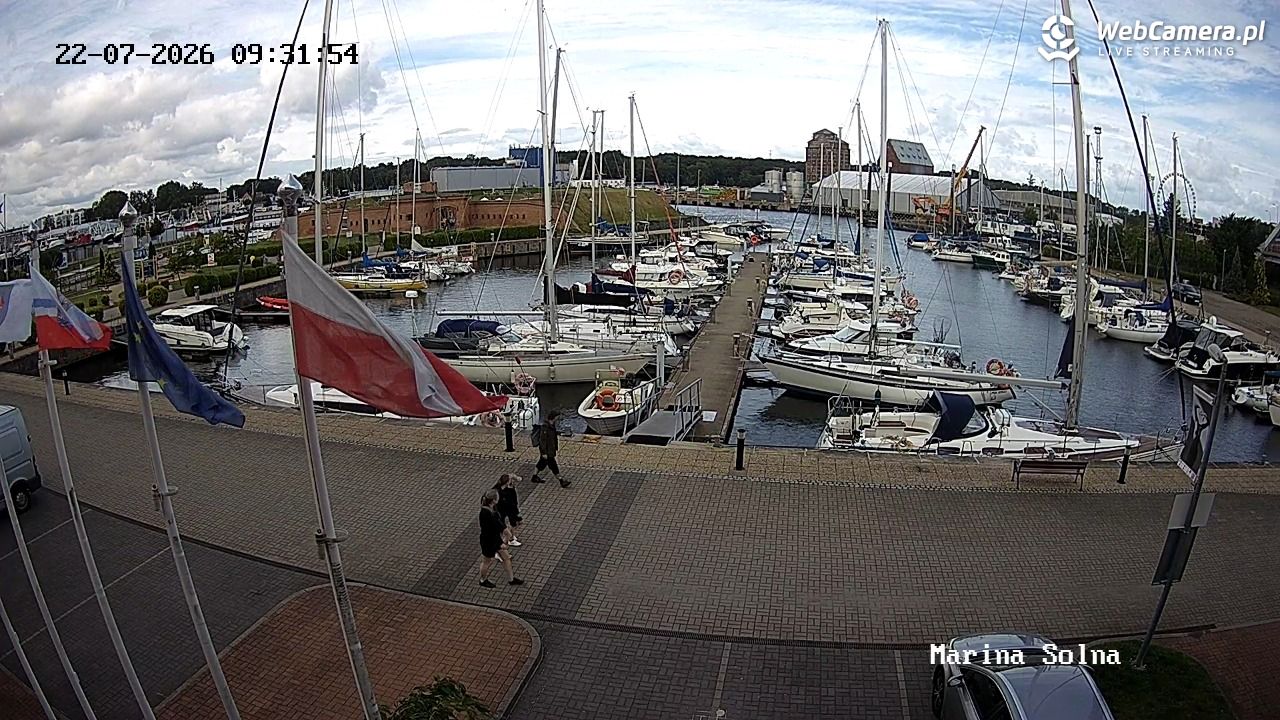 Kołobrzeg - Marina LIVE - 22 lipiec 2026, 10:39