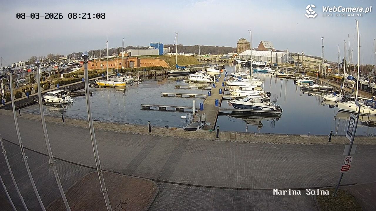 Kołobrzeg - Marina LIVE - 08 marzec 2026, 08:25