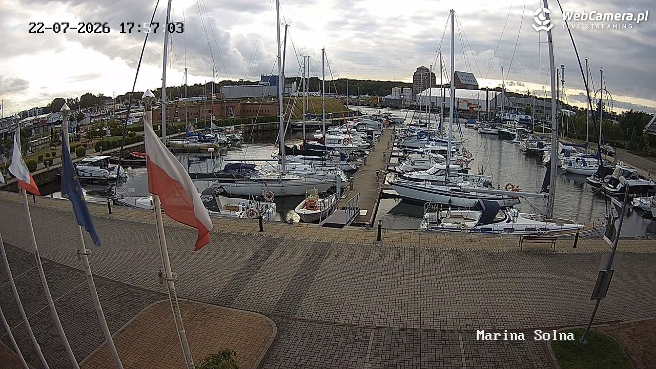 Kołobrzeg - Marina LIVE - 22 lipiec 2026, 19:04