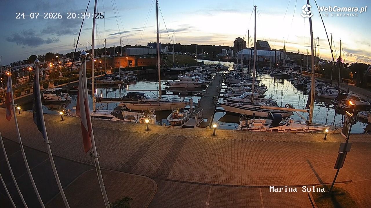 Kołobrzeg - Marina LIVE - 24 lipiec 2026, 21:47