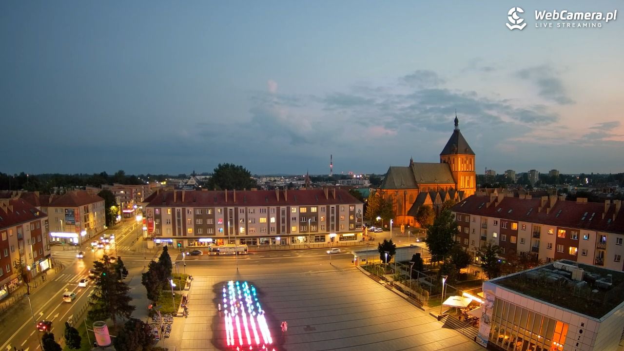 KOSZALIN - widok na Rynek Staromiejski NOWOŚĆ - 08 wresień 2025, 20:00