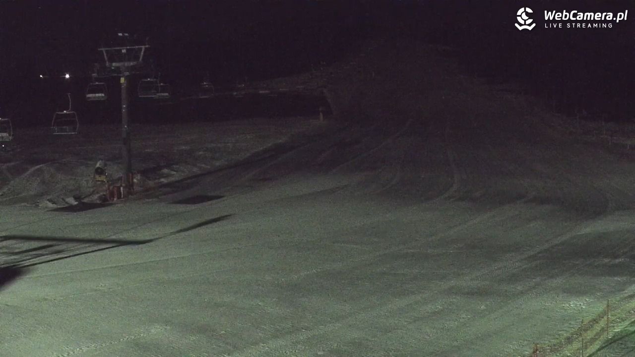 KOZINIEC SKI - widok na kolej i orczyk - 15 grudzień 2025, 17:26