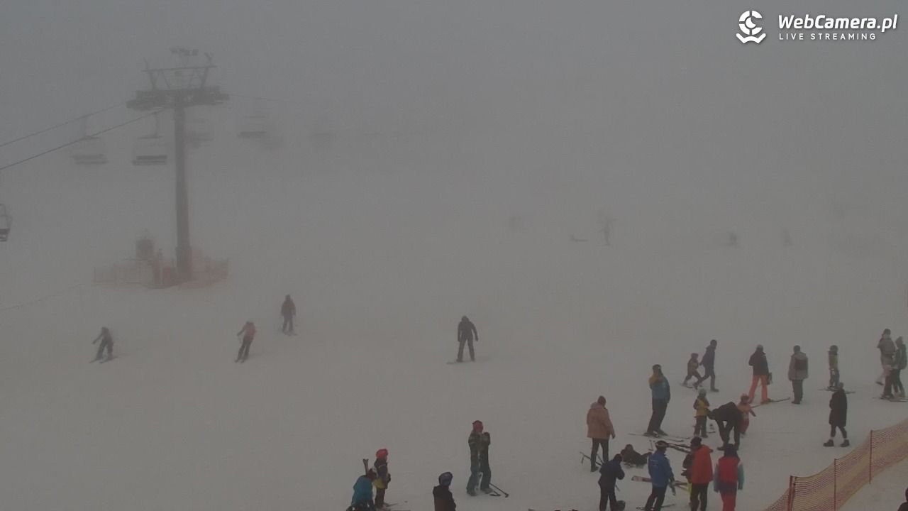 KOZINIEC SKI - widok na kolej i orczyk - 20 grudzień 2025, 14:59