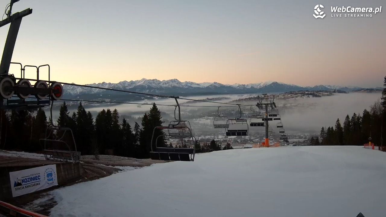 Koziniec SKI - stacja górna - 22 grudzień 2025, 07:19
