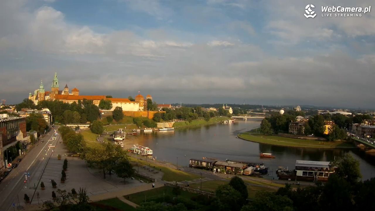 Kraków - Wawel i zakole Wisły - 19 lipiec 2026, 19:16