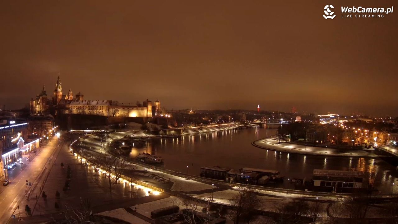 Kraków - Wawel i zakole Wisły - 26 listopad 2025, 23:45