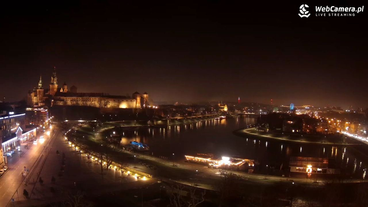 Kraków - Wawel i zakole Wisły - 27 listopad 2025, 20:36