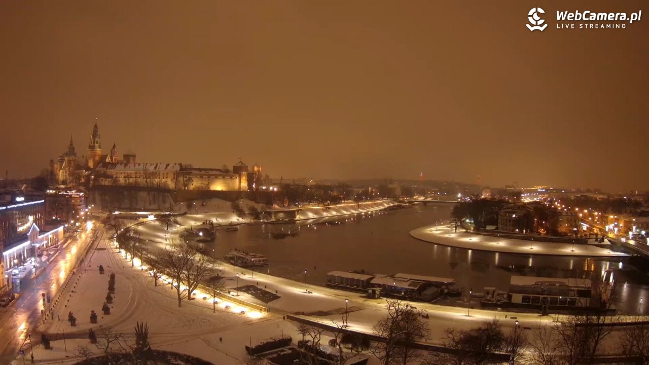 Kraków - Wawel i zakole Wisły - 14 styczeń 2026, 23:13