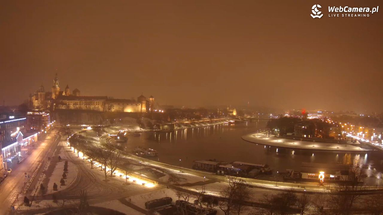 Kraków - Wawel i zakole Wisły - 16 styczeń 2026, 19:53