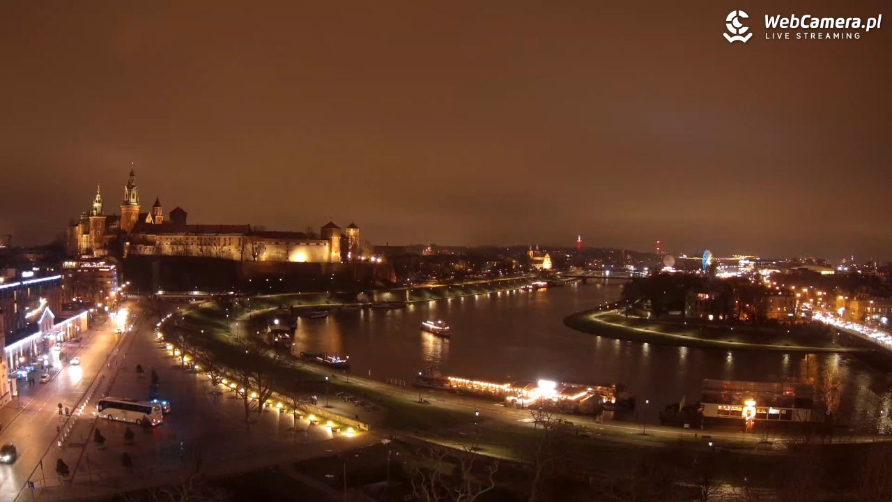 Kraków - Wawel i zakole Wisły - 28 listopad 2025, 18:37
