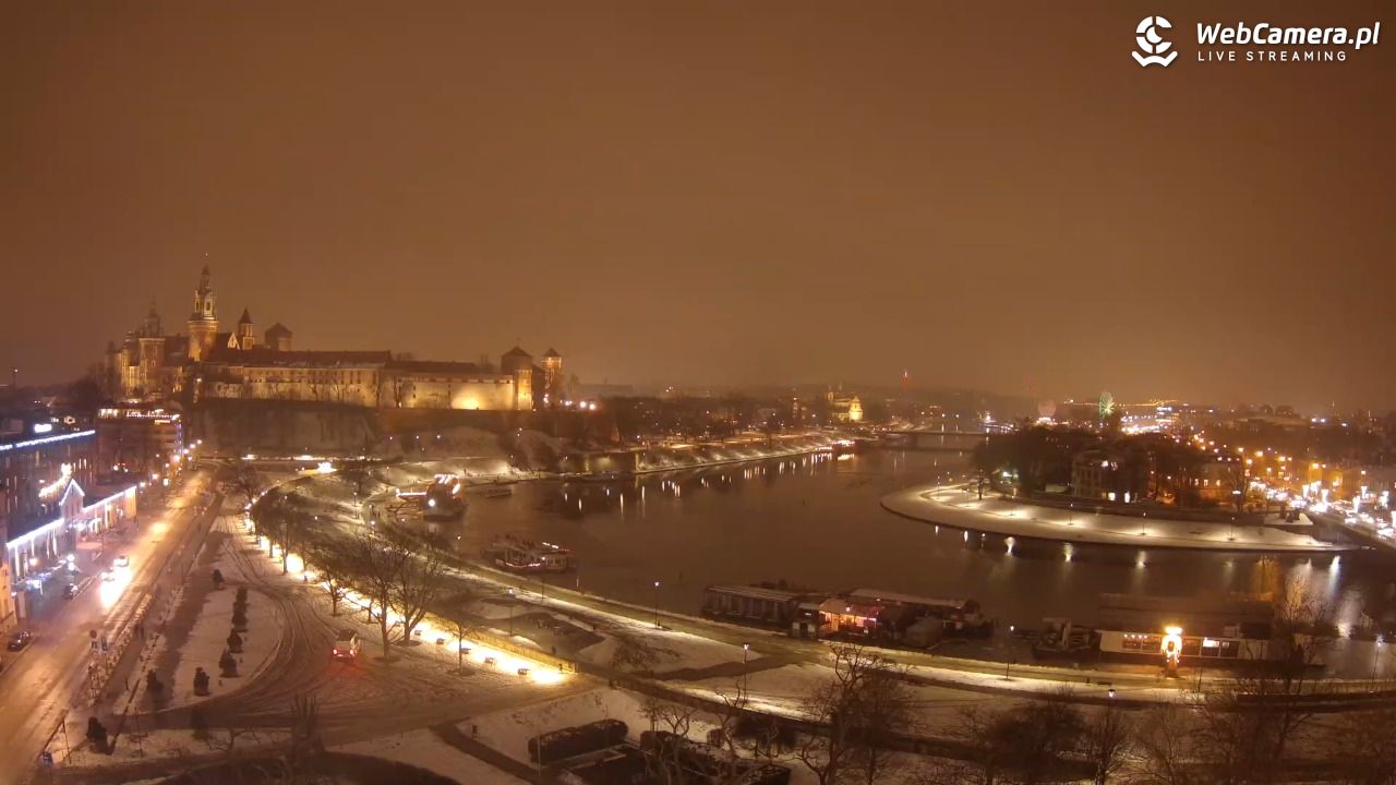 Kraków - Wawel i zakole Wisły - 16 styczeń 2026, 17:46