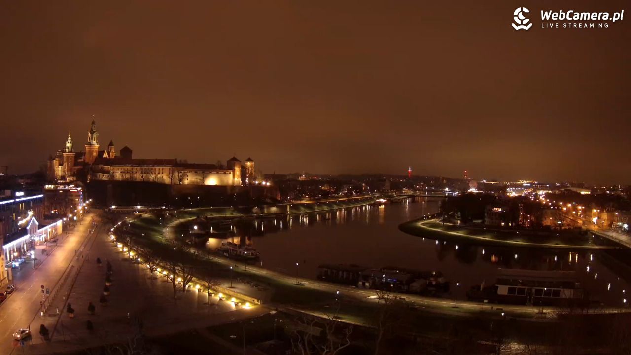 Kraków - Wawel i zakole Wisły - 28 listopad 2025, 22:59