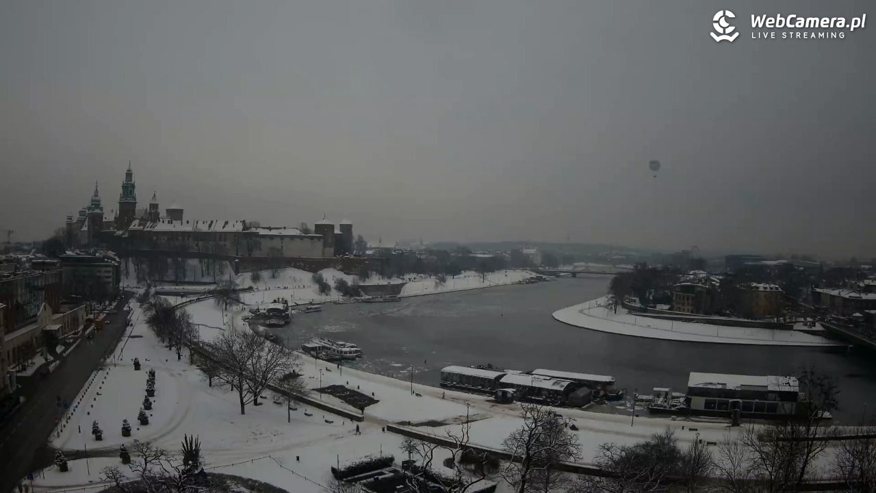 Kraków - Wawel i zakole Wisły - 14 styczeń 2026, 14:35