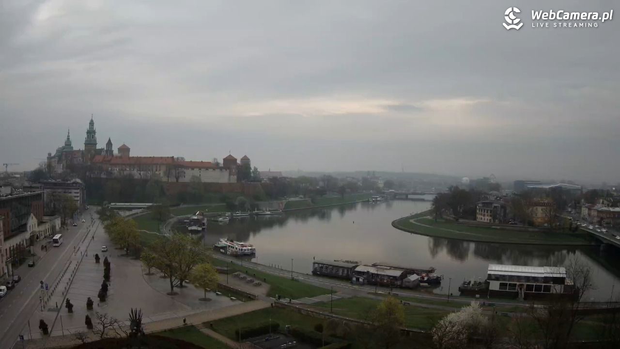 Kraków - Wawel i zakole Wisły - 15 kwiecień 2026, 07:39