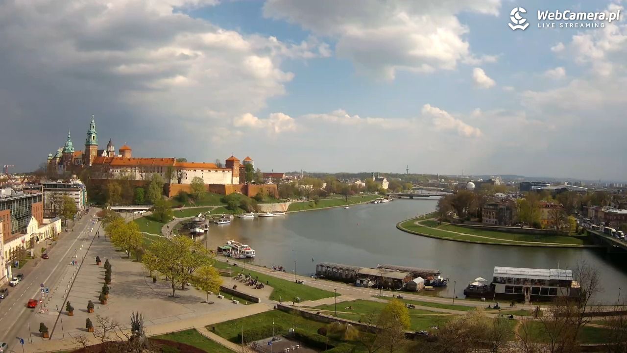 Kraków - Wawel i zakole Wisły - 17 kwiecień 2026, 15:27