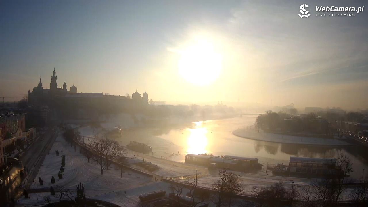 Kraków - Wawel i zakole Wisły - 15 styczeń 2026, 08:45