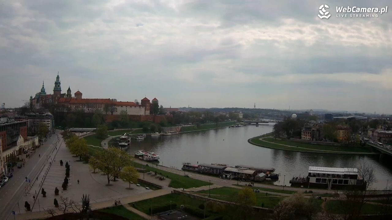 Kraków - Wawel i zakole Wisły - 17 kwiecień 2026, 11:57