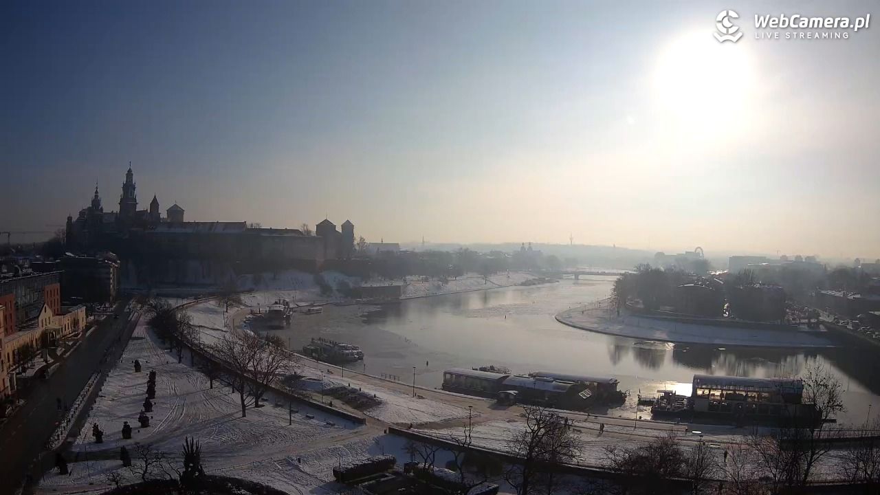 Kraków - Wawel i zakole Wisły - 15 styczeń 2026, 10:21