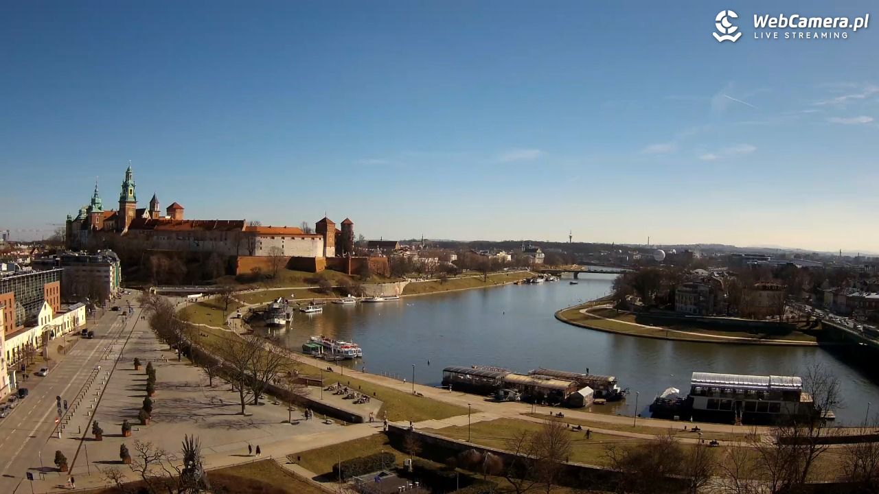Kraków - Wawel i zakole Wisły - 03 marzec 2026, 13:14