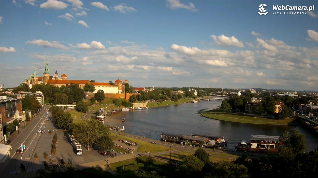 Kraków - Wawel i zakole Wisły - 20 lipiec 2026, 18:31
