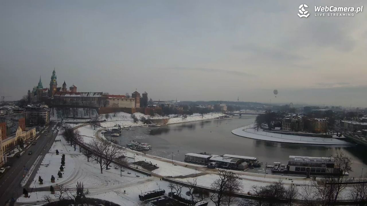 Kraków - Wawel i zakole Wisły - 15 styczeń 2026, 14:11