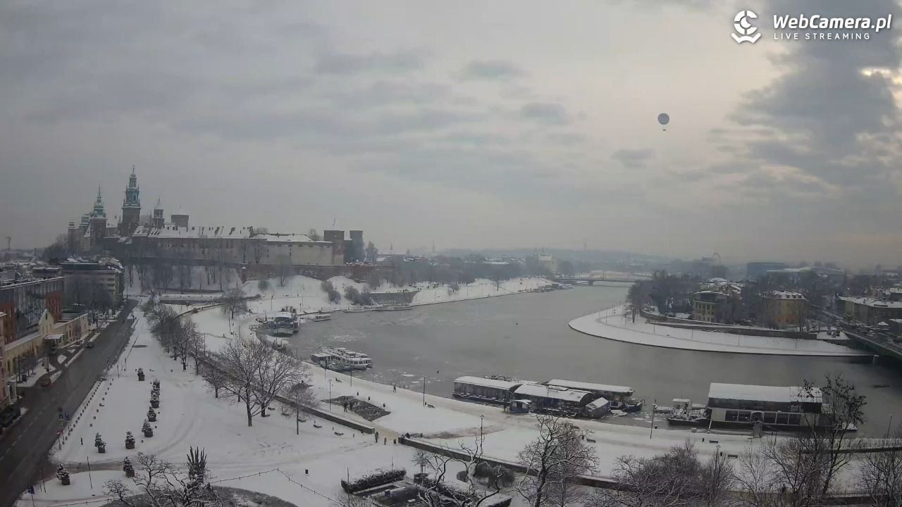 Kraków - Wawel i zakole Wisły - 14 styczeń 2026, 11:26