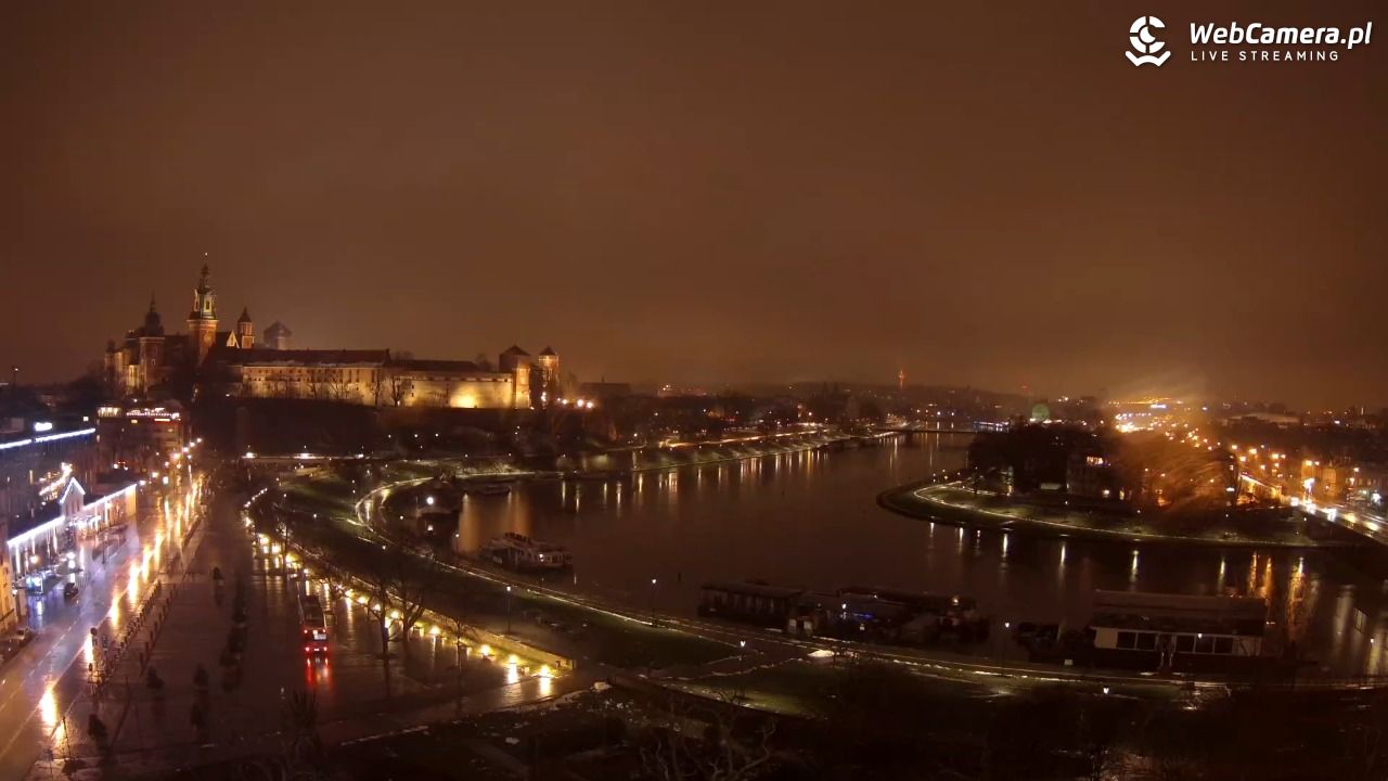 Kraków - Wawel i zakole Wisły - 25 listopad 2025, 22:45
