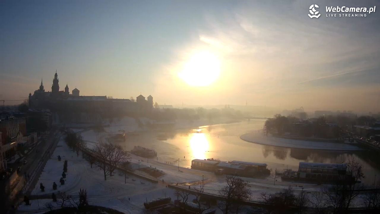 Kraków - Wawel i zakole Wisły - 15 styczeń 2026, 08:40