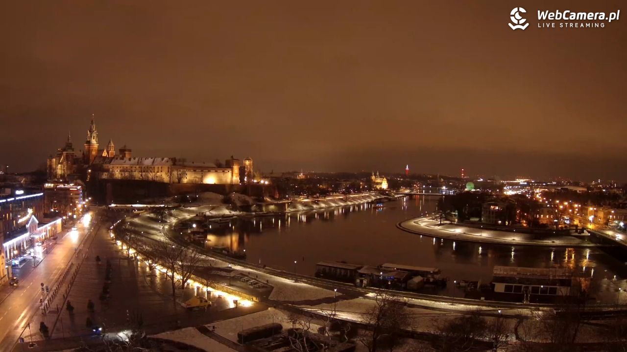 Kraków - Wawel i zakole Wisły - 26 listopad 2025, 21:39